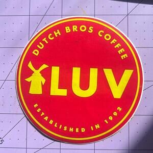 Dutch Bros LUV sticker